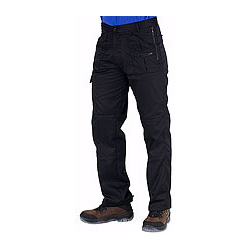 Beeswift Black Action Work Trousers