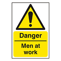 DANGER MEN AT WORK RPVC (PK5)