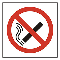 NO SMOKING SYMBOL SAV (PK5)
