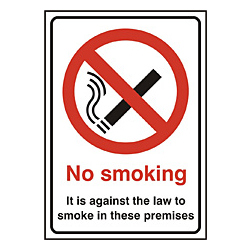 NO SMOKING RPVC (PK5) - BSS11855