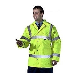 Beeswift High Visibility Lined Construction Jacket Yellow