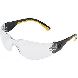 Caterpillar Track Rimless Glasses - Clear