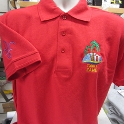 Uneek UC102 Premium Polo with front left breast and right sleeve embroidery for Marldon Explorers
