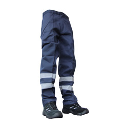 BEESWIFT POLY COTTON NYLON PATCH TROUSERS NAVY 