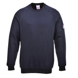 Portwest Flame Resistant Anti-Static Long Sleeve Sweatshirt