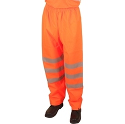 Beeswift High Visibility Super Waterproof Breathable Trousers - Orange