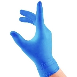 Beeswift Blue Vinyl Gloves. (Box Quantity 100)