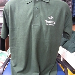 Adult Uneek UC101 Classic Polo with front left breast embroidery for 1st Marldon Scouts 